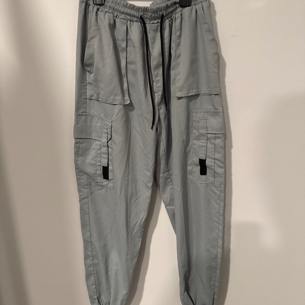 Grey Trendy Pants
